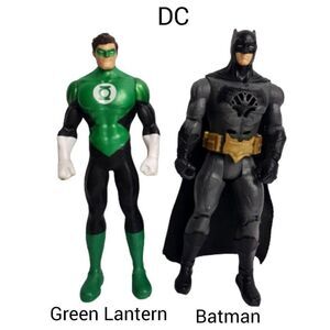DC Green Lantern and Talking Batman Action Figures Bundle